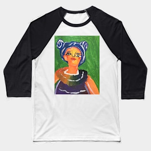 Frida Kahlo inspired Art Journal page Baseball T-Shirt